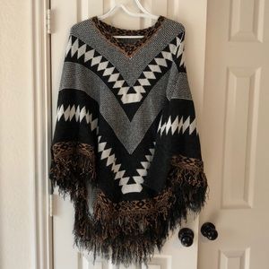 English Heritage Poncho - Multicolored